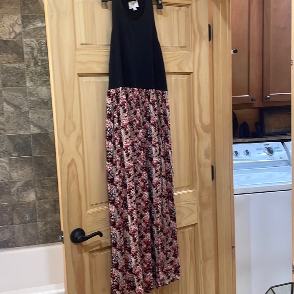 Loft racer back maxi dress